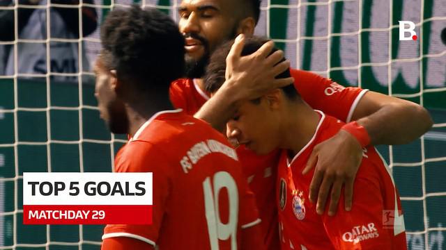 Berita Video 5 Gol Terbaik Bundesliga Pekan 29, Cek Torehan dari Wonderkid Bayern Munchen dan Borussia Dortmund