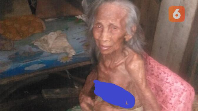 Mbah Wagirah yang berusia 100 tahun juga belum tersentuh kehadiran negara (foto: Liputan6.com/Kusfitriyah Marstyasih)