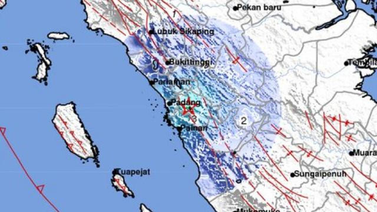 Gempa Padang Hari ini, Magnitudo 4,7 Berpusat di Kabupaten Solok