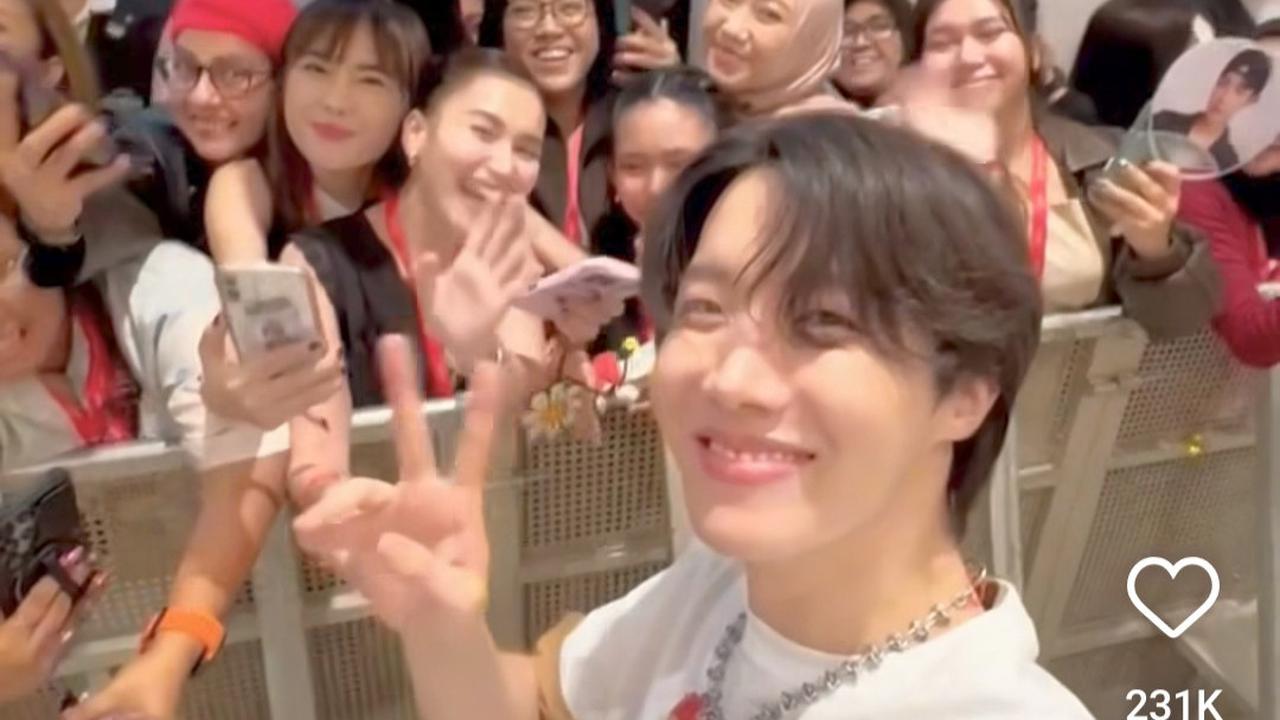 Detik-detik Bilqis Putri Ayu Ting Ting Bertemu J-Hope BTS, Nangis Bisa Ikut Send Off di Konser Jakarta