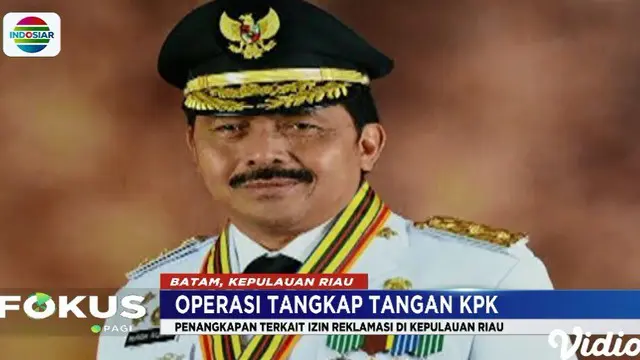 Jurubir KPK Febri Diansyah, membenarkan penangkapan enam orang, salah satunya kepala daerah Kepulauan Riau.
