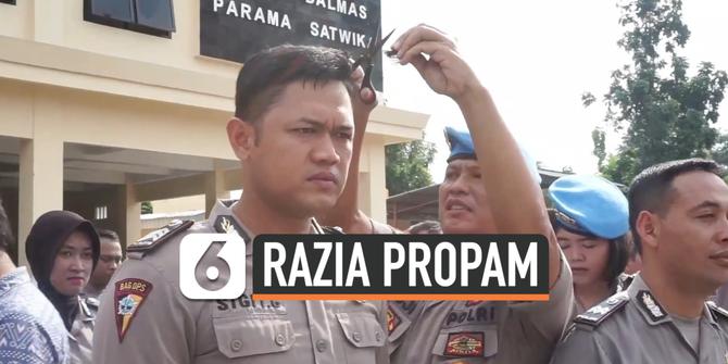 VIDEO: Propam Cukur Rambut dan Jenggot Polisi
