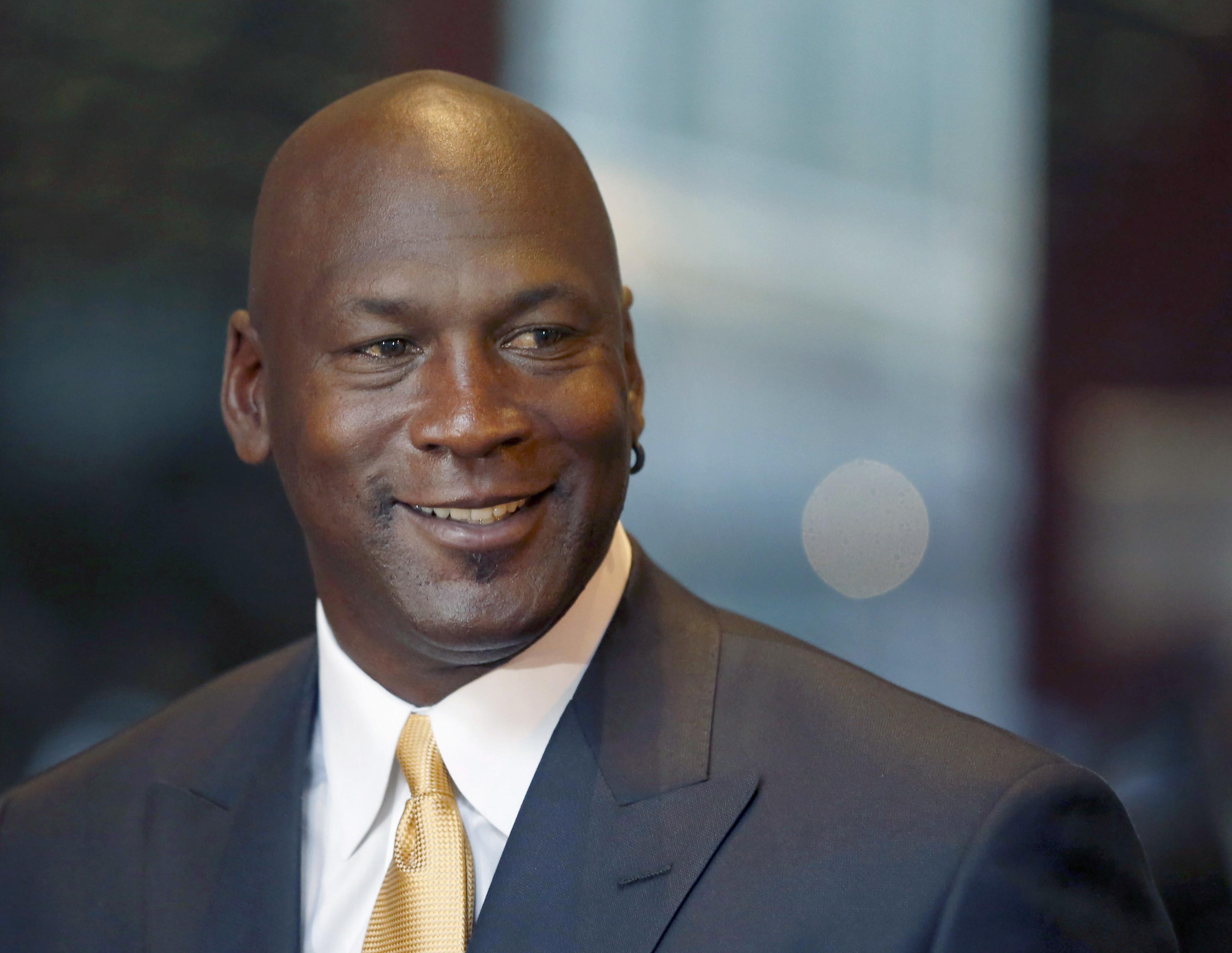 Michael Jordan. (AP Photo/Charles Rex Arbogast)