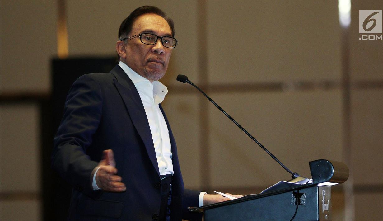 FOTO: Anwar Ibrahim Jadi Pembicara di The ECGL Leadership Forum 2018