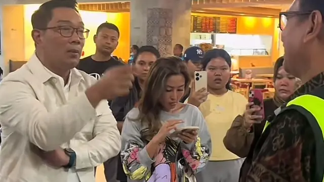 Viral Ridwan Kamil Protes ke Petugas di Bandara Ngurah Rai Gara-gara Pesawat Delay. (Dok: TikTok @verasitolongga5)