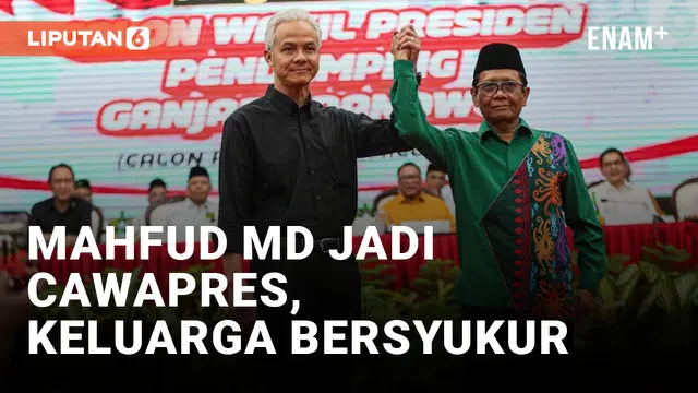VIDEO: Keluarga Mahfud MD Bersyukur dan Siap Dukung Hingga Terpilih