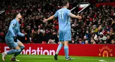 Manchester United (MU) asuhan Ruben Amorim meraih hasil buruk ketika menjamu Nottingham Forest di ajang Liga Inggris 2024/2025 hari Minggu (08/12/2024) dini hari WIB. (AFP/Oli Scarff)