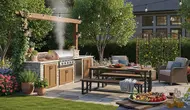 7 Cara Membuat Area BBQ Menyatu dengan Kebun agar Nyaman Dipakai untuk Acara Keluarga