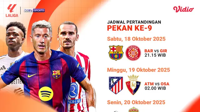 Saksikan LaLiga dengan live streaming di Vidio. (dok. vidio.com)