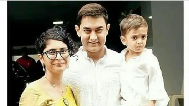 Aamir Khan bersama istri (Foto: Instagram/@_kiranraokhan)