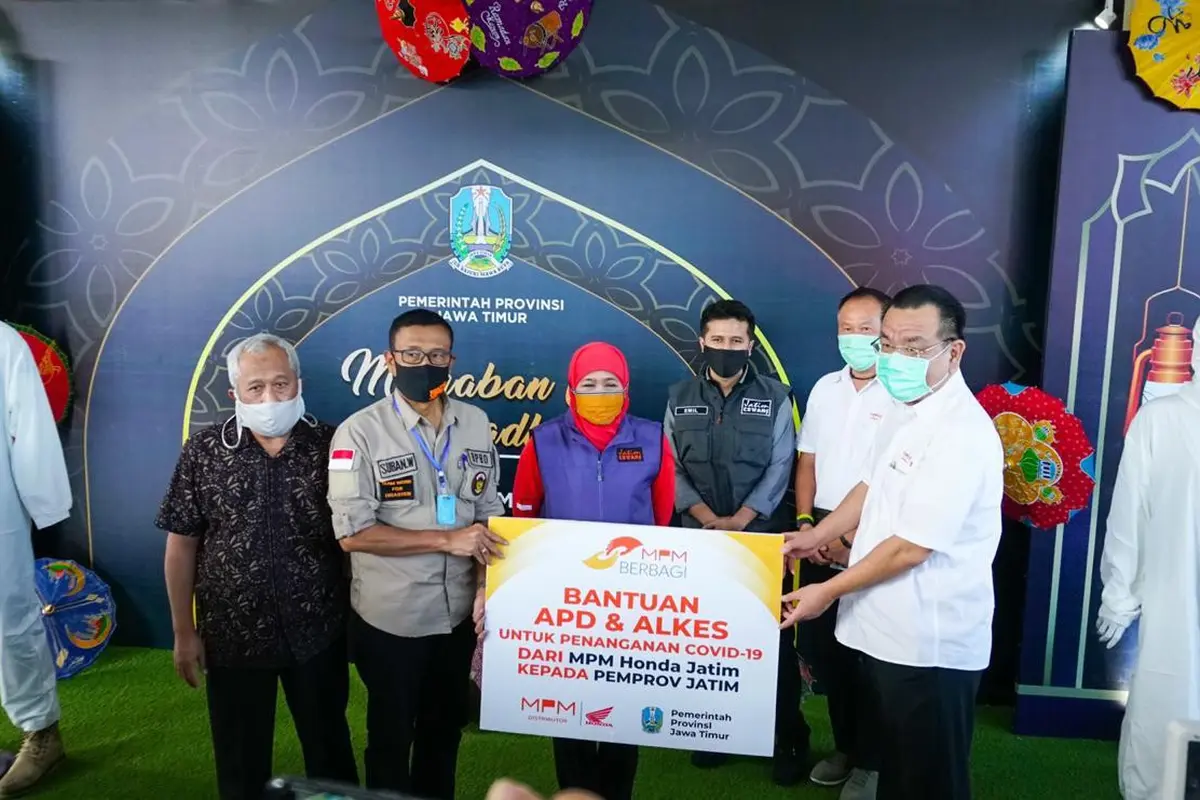 MPM Honda Jatim donasikan alat kesehatan senilai Rp3,1 miliar