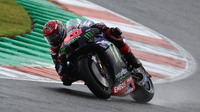 Pembalap Monster Energy Yamaha, Fabio Quartararo, jadi sosok Prancis pertama yang menjuarai MotoGP. (Jose Jordan/AFP)