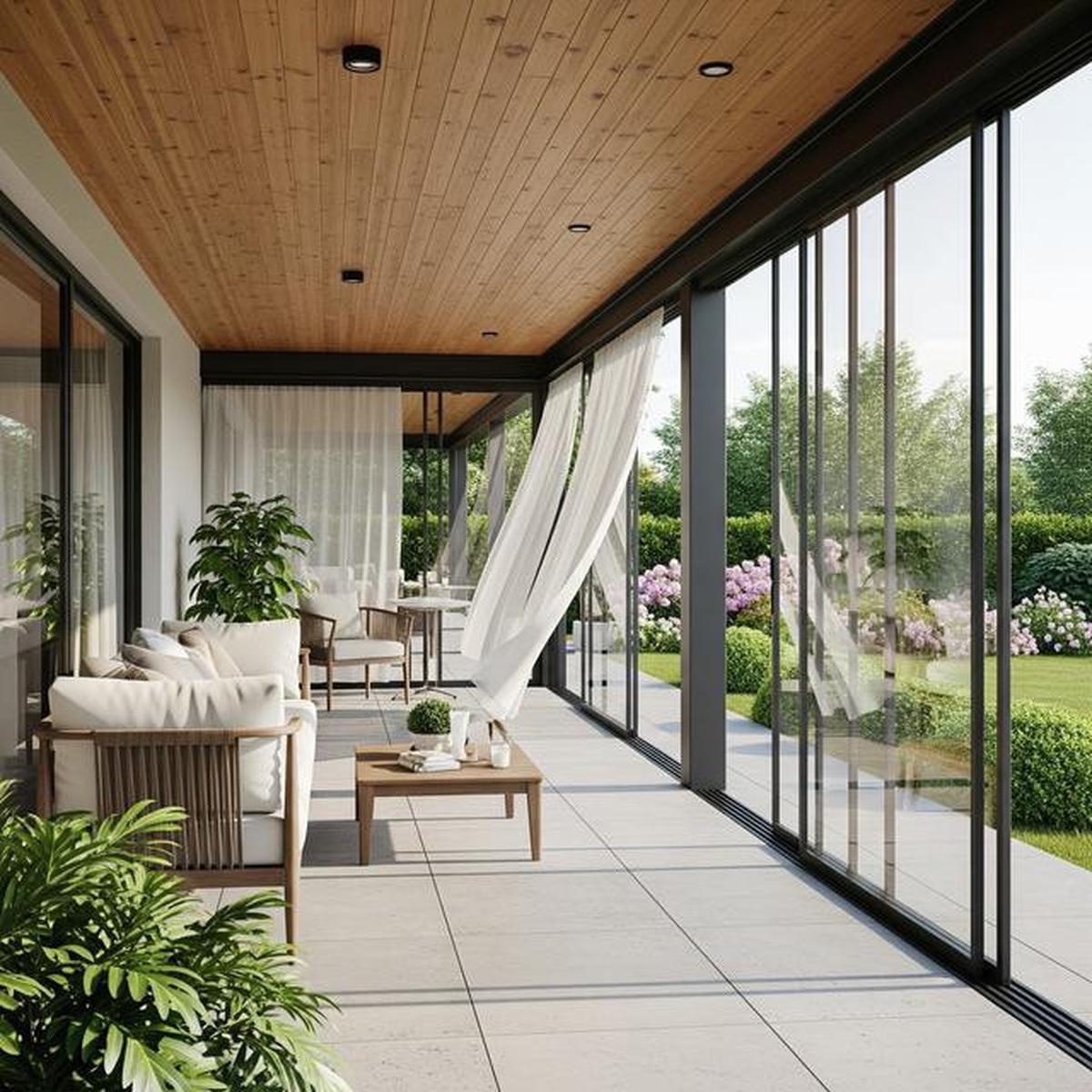9 Model Teras Rumah Tertutup tapi Tidak Pengap, Modern dan Fungsional