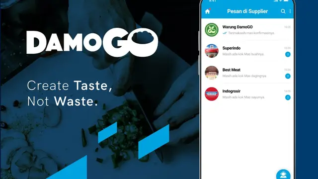 aplikasi damogo mengurangi limbah pangan