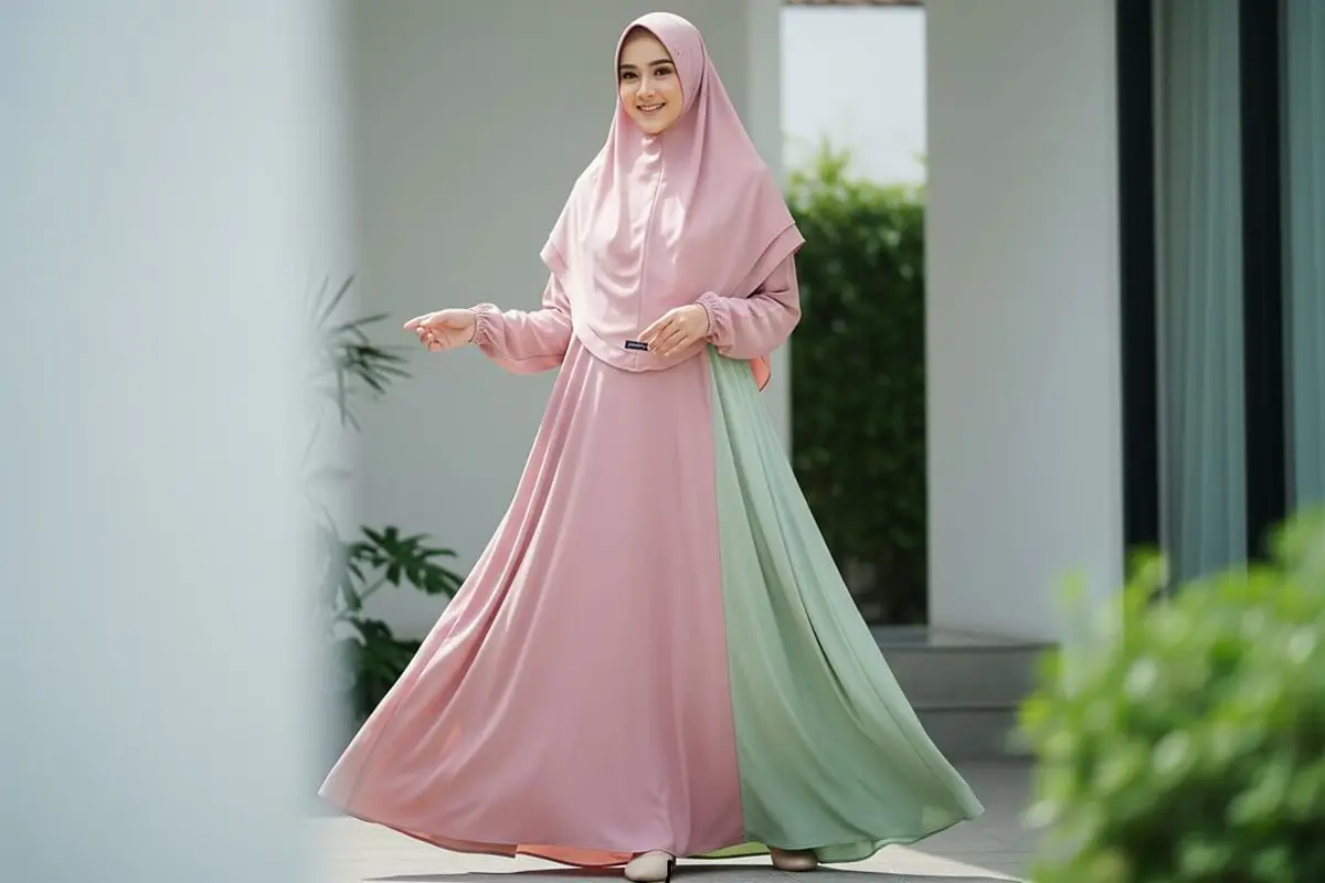 Abaya Gamis Syar’i Modern Tanpa Kesan Berlebihan