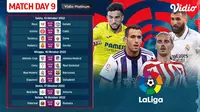 Jadwal Lengkap La Liga Spanyol 2022/23 Pekan 9 Live Vidio 15-18 Oktober : Ada 10 Laga Tersedia