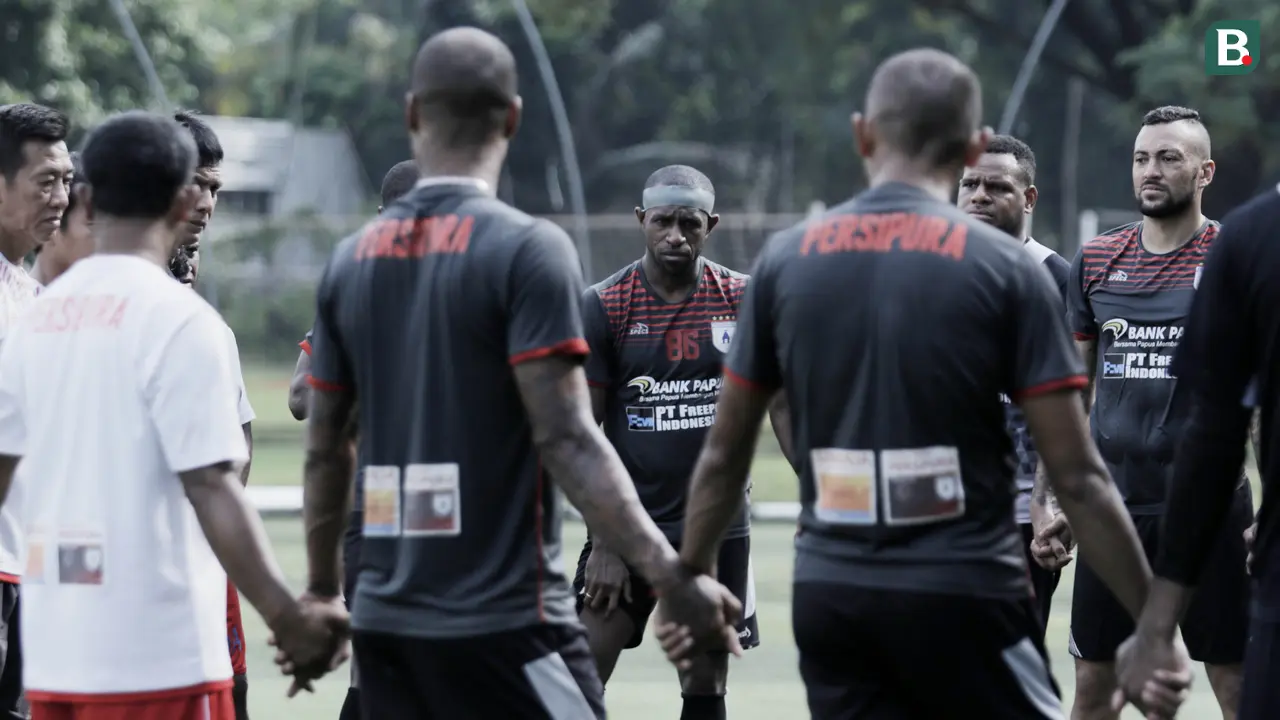 Liga 1 2018: Latihan Persipura Jayapura