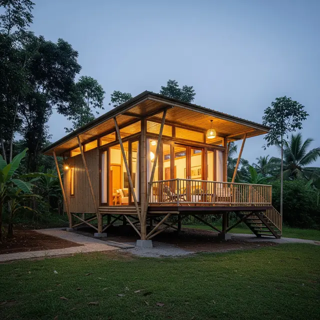 Tipe Rumah untuk Gen Z yang Estetik dan Ramah Lingkungan Model Panggung Modern