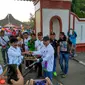 Bupati Purworejo membuka Gowes Pesona Nusantara di daerahnya (dok: Kemenpora)