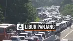 Lalu lintas di kawasan Puncak Bogor Jawa Barat, padat. Polres Bogor nulai memberlakukan sistem buka tutup. Kepadatan hingga 2 km dari pintu keluar tol Ciawi hingga simpang Gadog.