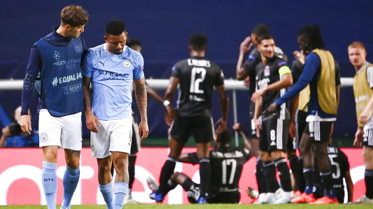 Reaksi Pemain Manchester City Usai Peluit Panjang Laga Melawan Lyon Berbunyi