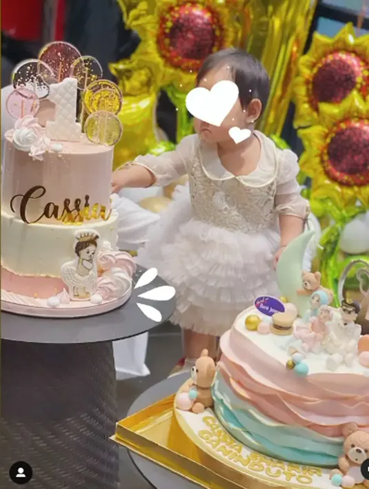 Ultah Anak Chacha Frederica (Instagram/chafrederica)