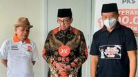 Ketua Majelis Syura PKS Alhabib Dr Salim Segaf Al Jufri meresmikan Program PKS Tebar 1,5 Juta Paket Kurban di Kantor DPTP PKS Simatupang Jakarta, Senin (11/6/2022). (Liputan6.com/Istimewa)