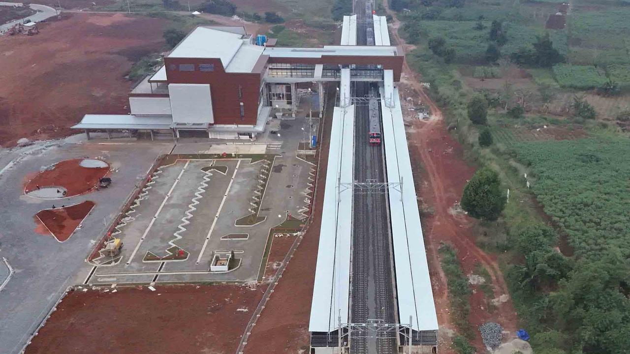 FOTO: Stasiun Jatake Hampir Rampung,  Siap Layani Warga BSD dan Sekitarnya