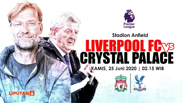 PREDIKSI  LIVERPOOL VS CRYSTAL PALACE