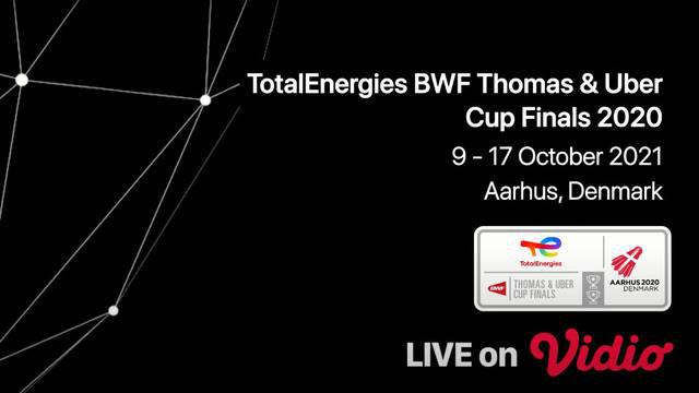 Berita Video promo piala Thomas-Uber 2020 di Vidio mulai 9 Oktober-17 Oktober 2021. Dukung perjuangan atlet Indonesia!