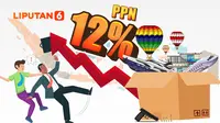 Banner Infografis PPN 12 Persen Hanya Berlaku Kategori Barang dan Jasa Mewah. (Liputan6.com/Abdillah)