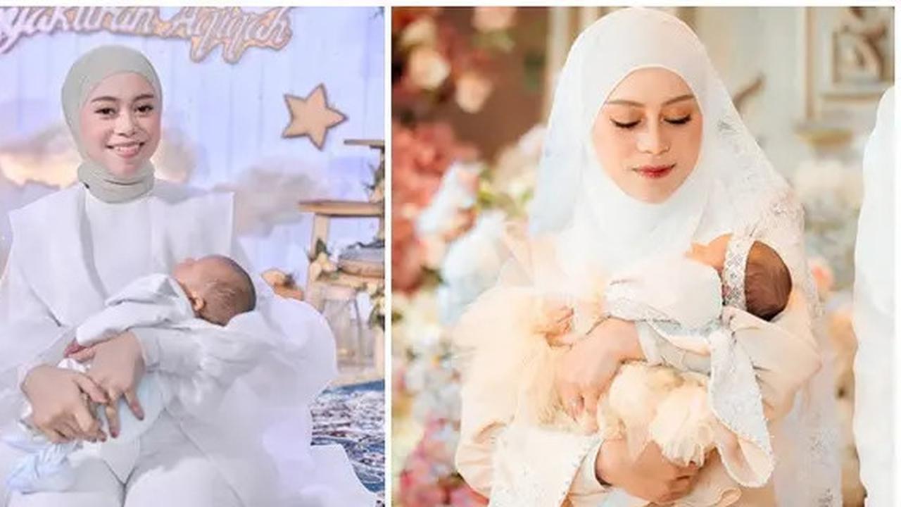 Beda Gaya Lesti Kejora saat Akikah Anak Pertama dan Kedua, Mana Lebih Cantik?