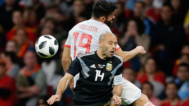 Spanyol Pesta Enam Gol ke Gawang Argentina