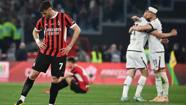Permalukan AC Milan, Bologna Rengkuh Juara Piala Italia