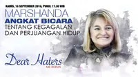 Live Streaming Dear Haters Bersama Marshanda 