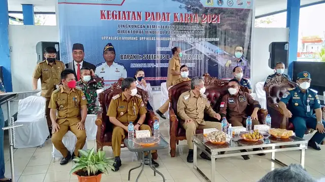 Program Padat Karya Kemenhub RI Wujud Sinergitas DPD RI di Pelabuhan Amurang