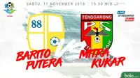 Liga 1 2018 Barito Putera Vs Mitra Kukar (Bola.com/Adreanus Titus)