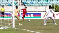 Timnas U-19 Indonesia vs Thailand (Liputan6.com / Yoppy Renato)