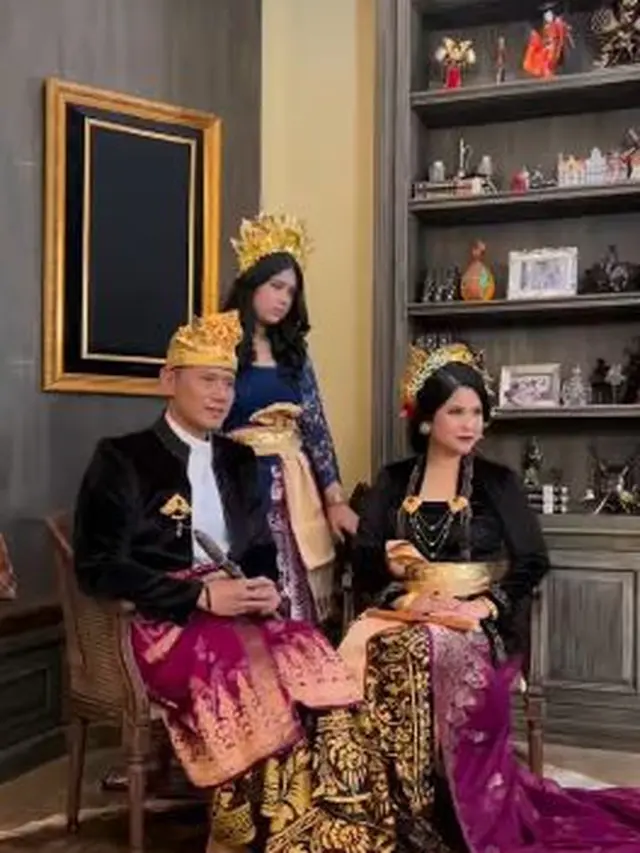 Annisa Pohan dan AHY ikuti upacara di kediamannya (Instagram/agusyudhoyono)