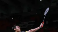 Tunggal putra Indonesia, Shesar Hiren Rustavito, pada perempat final Thailand Masters 2020, Jumat (24/1/2020). (PBSI)