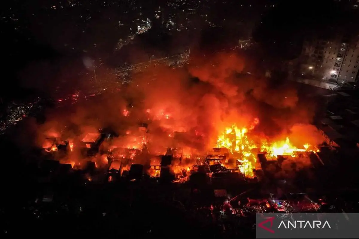 Kebakaran Pasar Jiung Kemayoran