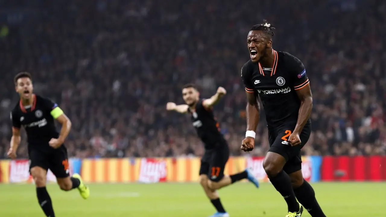Striker Chelsea, Michy Batshuayi (MAURICE VAN STEEN / ANP / AFP)