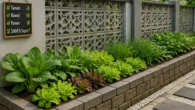Contoh Pagar untuk Taman Sayur