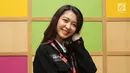 Jessica Veranda eks JKT48 berpose disel-sela acara YouTube NextUp 2019 di Kota Kasablanka, Jakarta, Selasa (30/4/2019). Jessica Veranda menjadi satu dari 12 orang pemenang YouTube NextUp 2019 yang memfokuskan pada onten “One Minute Review”. (Fimela.com/Bambang E Ros)