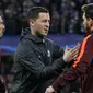 Gelandang Chelsea, Eden Hazard, mengaku kagum dengan sosok Lionel Messi. (AFP/Ian Kington)