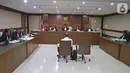 Terdakwa kasus korupsi proyek e-KTP Markus Nari menjalani sidang lanjutan di Pengadilan Tipikor, Jakarta, Senin (21/10/2019). Sidang tersebut beragendakan pemeriksaan terhadap terdakwa. (Liputan6.com/Herman Zakharia)