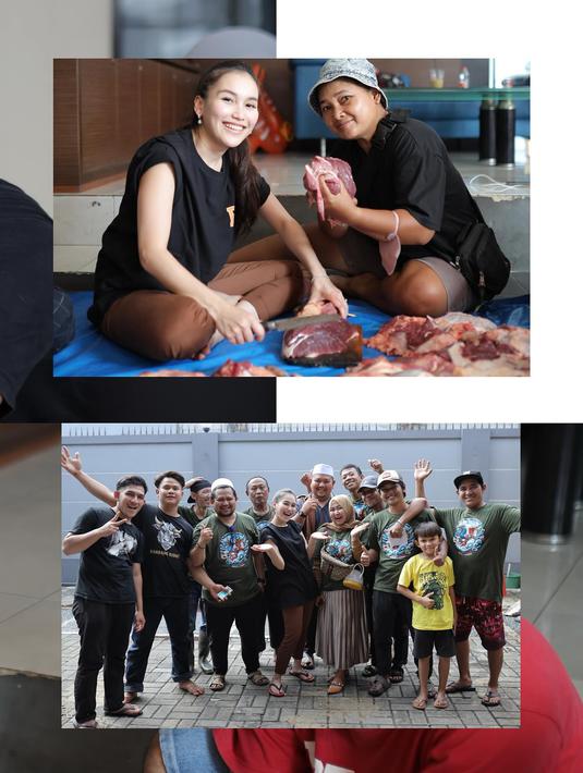 <p>Kali ini dia tidak melewatkan Idul Adha bersama orangtuanya. Sebab, Umi Kalsum dan Ayah Rozak sedang menjalankan ibadah haji. (Foto: Instagram/ ayutingting92)</p>