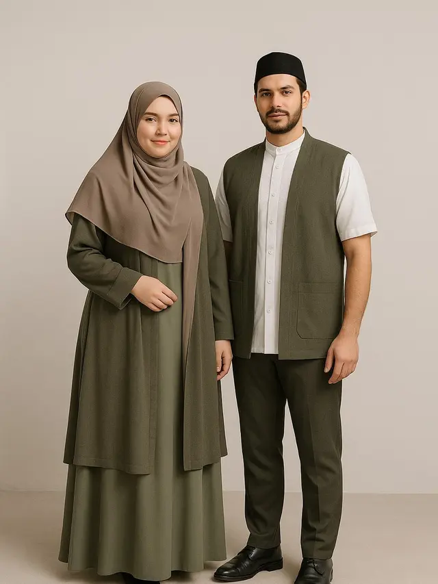 Inspirasi Baju Couple Muslim Syari