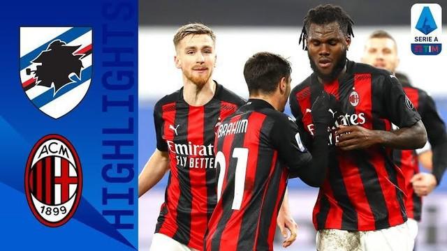 Berita video highlights Liga Italia 2020/2021 antara Sampdoria melawan AC Milan yang berakhir dengan skor 1-2, Senin (7/12/2020) dinihari WIB.