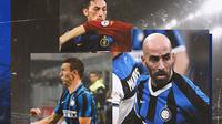 Inter Milan - Martin Montoya, Javier Farinos, Borja Valero (Bola.com/Adreanus Titus)